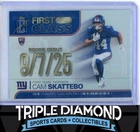 2025 Topps Signature Cam Skattebo Base (RAW)