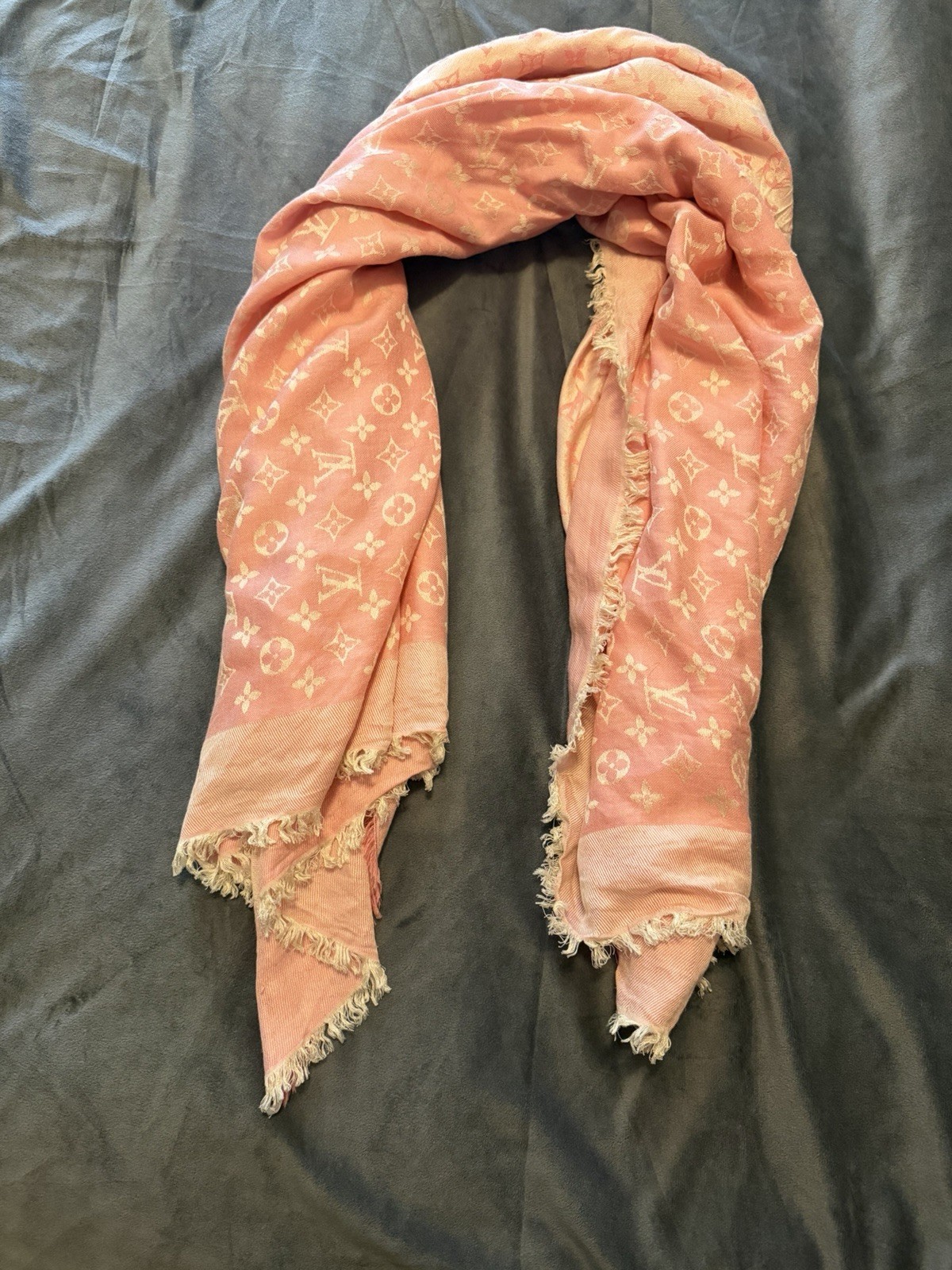 Authentic Vintage Louis Vuitton Scarf Monogram