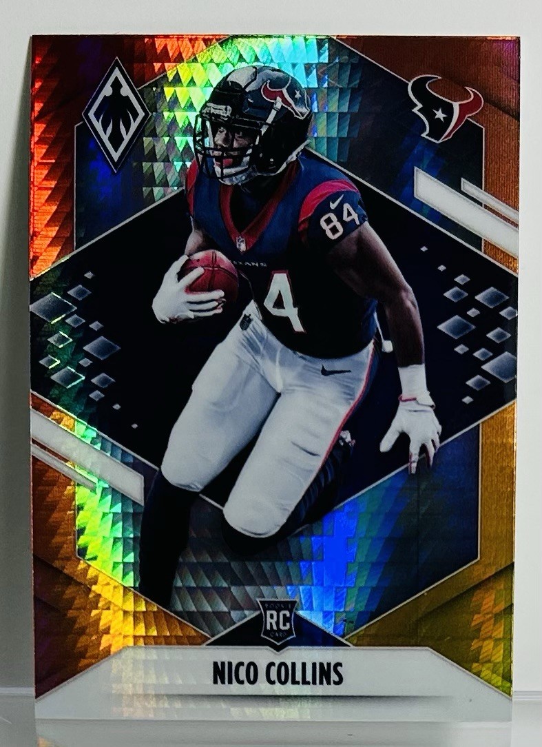 2021 PANINI PHOENIX NICO COLLINS FIRE BURST ROOKIE TEXANS