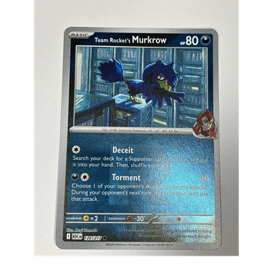 Pokémon Team Rocket's Murkrow 126/217 ME:Ascended Heroes