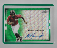 2018 Leaf Perfect Game Metal Autographs Green Wave Maurice Hampton Jr Auto 1/1