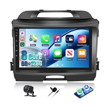 8Core 6G 128G Car Stereo for Kia Sportage 2010-2016 with Wireless Carplay And...