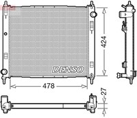 Denso MotorküHler WasserküHler DRM46044 FüR Juke Z12 Nissan F15 Cube Dci