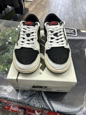 Size 10W/8.5M - Jordan 1 Retro OG x Travis Scott Low Olive (DZ4137-106)