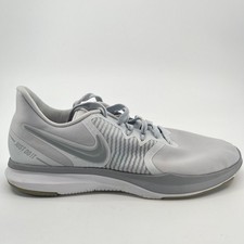 Nike In-Season TR 8 Womens Size 10 Gray White Athletic Running Shoes Sneakers