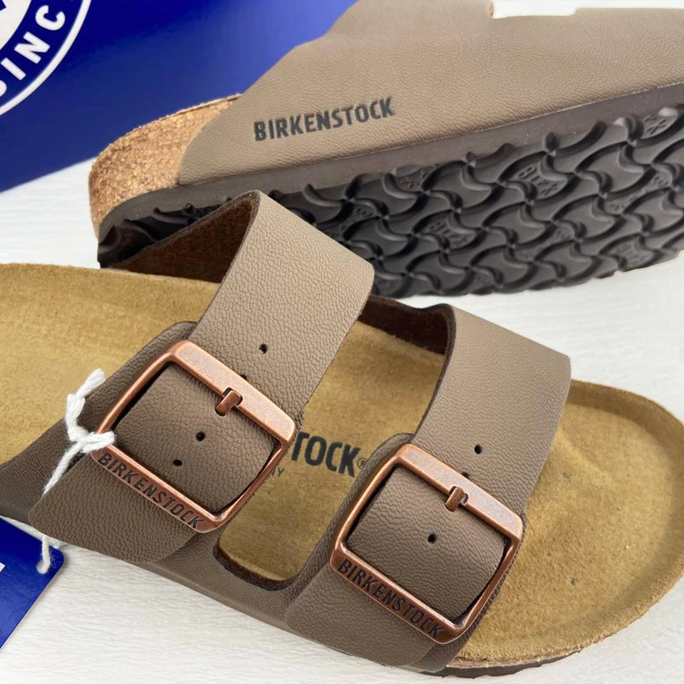 Birkenstock Arizona Mocha/Brown Sandals Comfort Leather EU37-45 Men/Women Shoes - Image 4 of 4