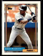 1992 Topps #660 Fred McGriff Baseball Card 1102X