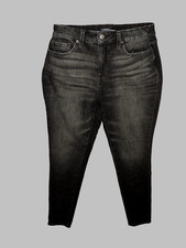 Time  Tru Women Blk Curvy Skinny Jeans SZ 4 W29/L28.5 11"Rise cotton/poly/spand