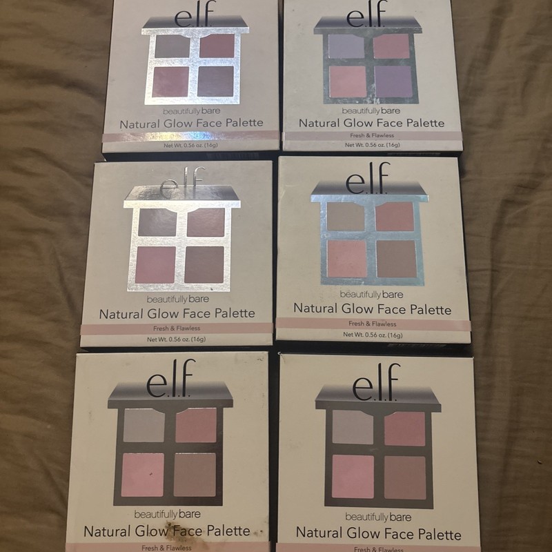 SIX e.l.f. Powder Blush Palette 96004 FRESH & FLAWLESS NEW
