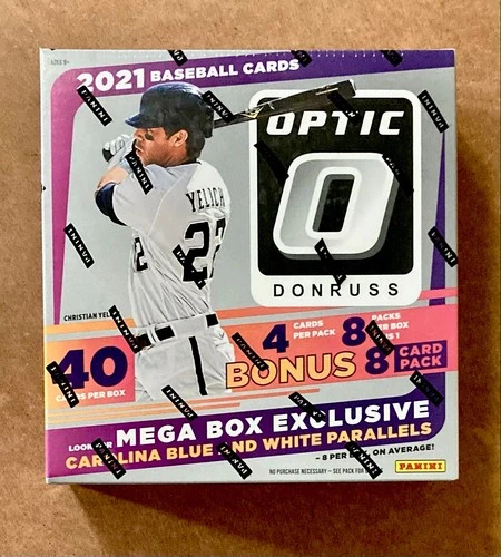 2021 Panini Donruss Optic MLB Baseball Mega Box Factory Sealed