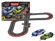 Carrera Go Nascar Watkins Glen Duel Slot Car Racing Set With 2 Cars 12Ft Track