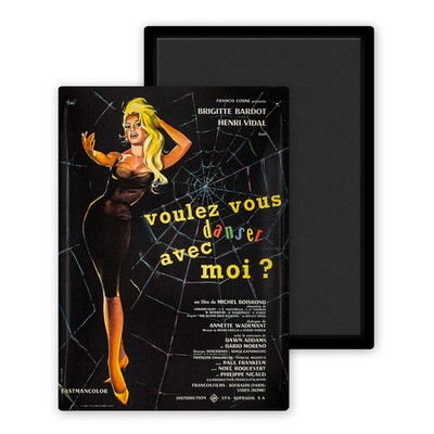 Willst du mit mir tanzen 1959 Filmplakat Kino - Kühlschrankmagnet 54x78mm