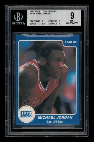 1985 Star Lite All-Stars Set-Break #  4 Michael Jordan ! BGS 9 MINT