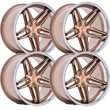 Set-4 Ferrada Cm1 20x11 5x112 Cobre Chrome 28mm Wheels Rims 20 Inch Set-4 Ferrada Cm1 20x11 5x112 Cobre Chrome 28mm Wheels Rims 20 Inch
