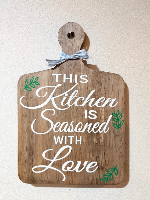 Kitchen Decor, Rustic, Farmhouse Sign, Gift, Cutting Board, Home Decor