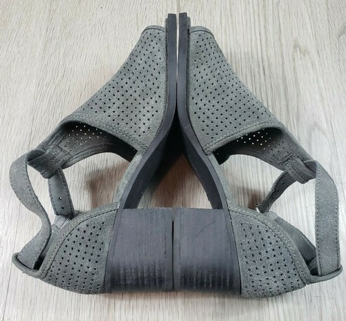 Koolabura Womens Charcoal Gray Suede Sandal Heels by UGG sz 6 - Picture 4 of 9