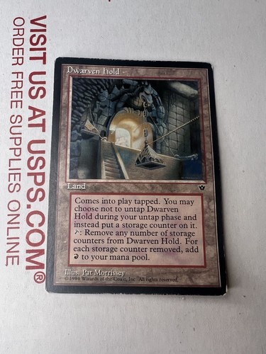Dwarven Hold 1x MtG Fallen Empires Hp PLAYED
