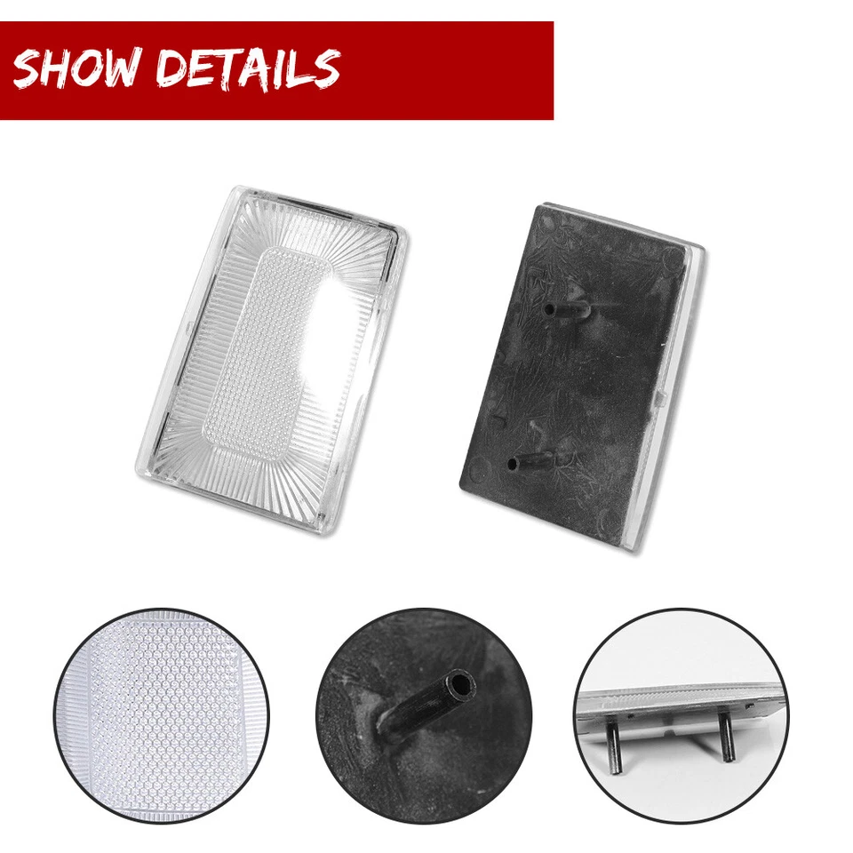 Juego de 4 luces marcadoras laterales delanteras transparentes para camioneta Chevy C/K 1500 1988-1993 Foto 4 de 4