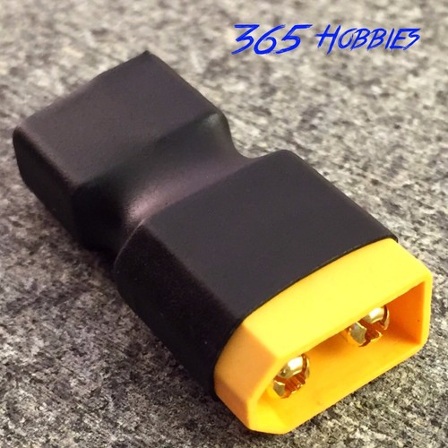 Male XT60 to Female Deans Connector Adapter Zippy Turnigy High Quality (T-Plug) - Picture 2 of 5