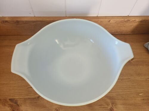 Large Vintage Green PYREX Spring Blossom Crazy Daisy 4 Qt. Mixing Bowl #444 USA - Picture 10 of 15