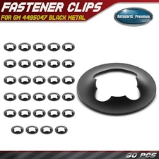 30Pcs Black Metal Front Seat Arm Support Hinge Pin Retainer Clips for GM 4495047