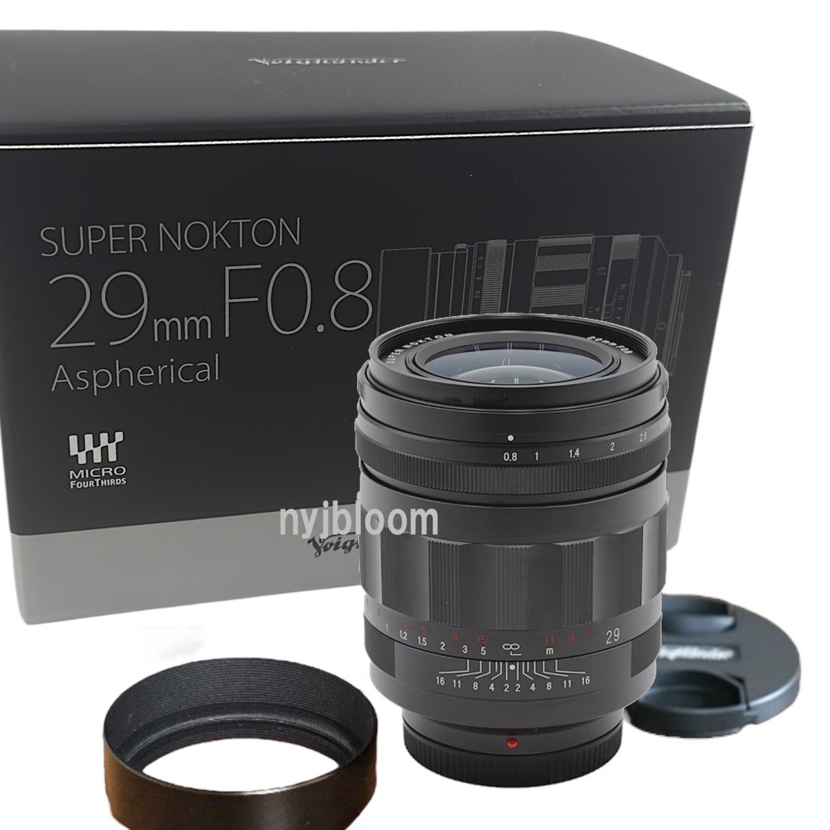 Voigtländer SUPER NOKTON 29mm F0.8 New Voigtlander Super NOKTON 29mm f/0.8 Aspherical Lens Micro Four