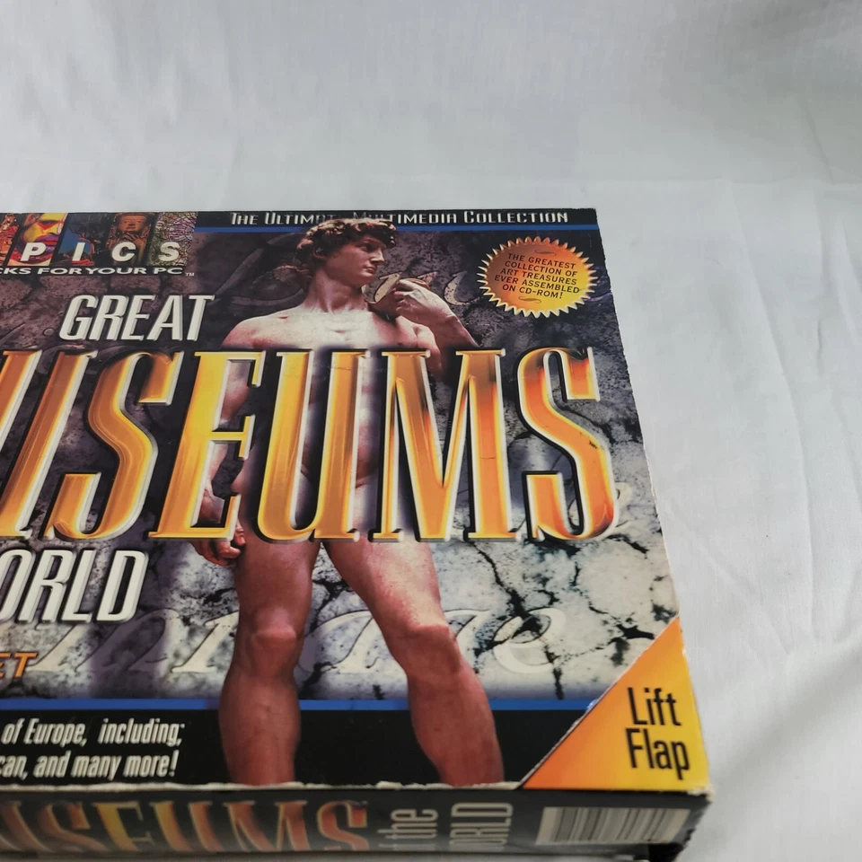 Juego de 5 CD multimedia PC de colección 1999 Grandes Museos del Mundo Foto 2 de 4