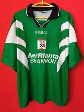 Vintage Match Worn Shannon Airport FC Football Shirt #16 Ireland O'neills Size L