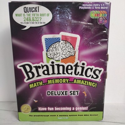 BRAINETICS DELUXE SET DVD's 1-7 Math Memory AGES 9-99 