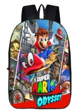 Anime Super Mario Backpack Travel Shoulders Bag Cartoon Student School Bag Gift