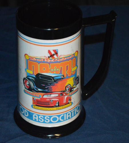 1999 Street Rod Nationals Kalamazoo Michigan NSRA 12th Annual Beer Mug 6.5" Inch
