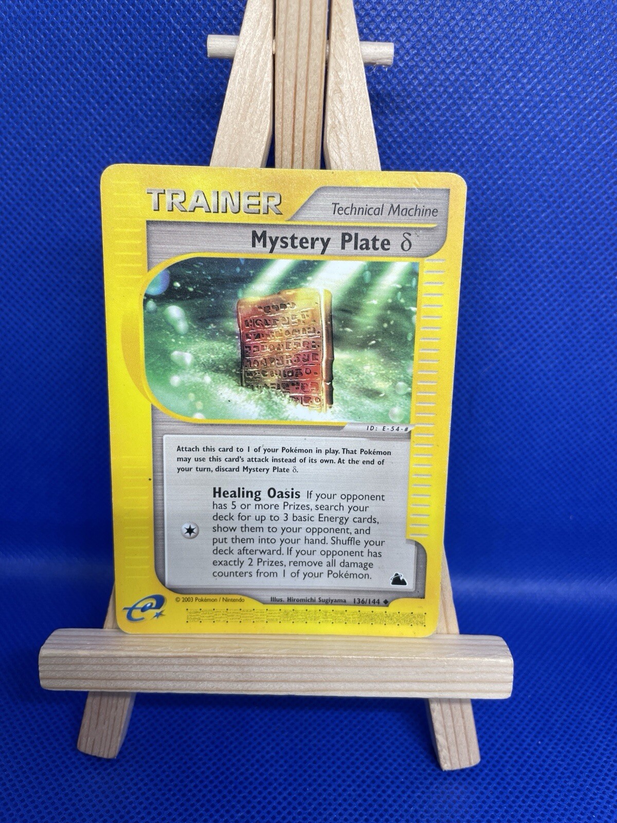 MYSTERY PLATE 136/144 - SKYRIDGE - POKEMON TCG