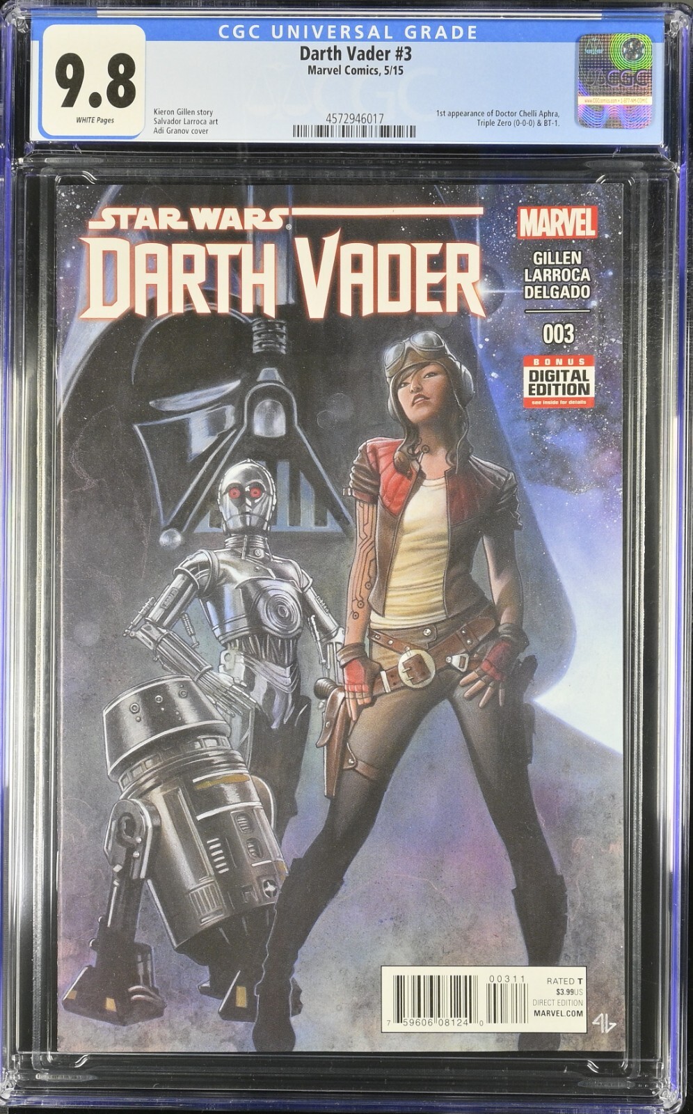 アメコミリーフ Star Wars: DarthVader #3 CGC 9.8 Darth Vader #3 Value - GoCollect