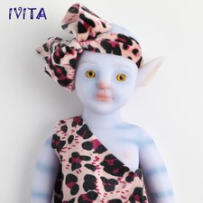 IVITA 12inch Full Silicone Floppy Avatar Boy Silicone Avatar Doll Xmas Gifts