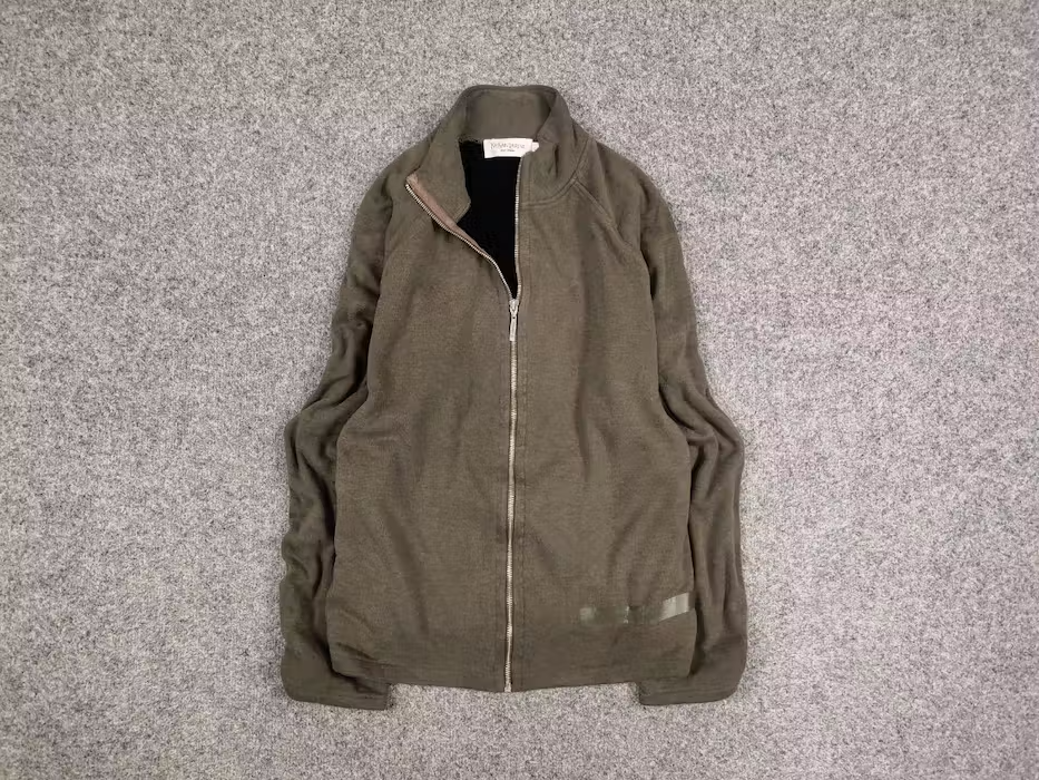 Maglione full zip logo Yves Saint Laurent YSL vintage anni 90