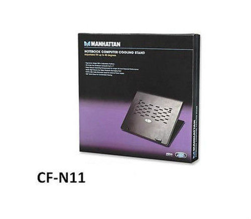 Notebook Computer Cooling Stand w/ Adjustable Tilt, Manhattan 439268, CF-N11-image