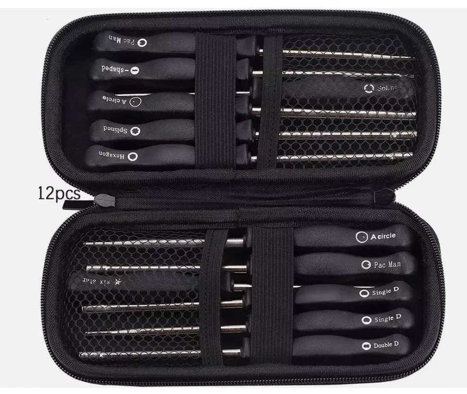 12x Screwdriver Carburetor Adjustment Tool Carb Adjust Kit fits 2stroke engines - Image 2 of 4