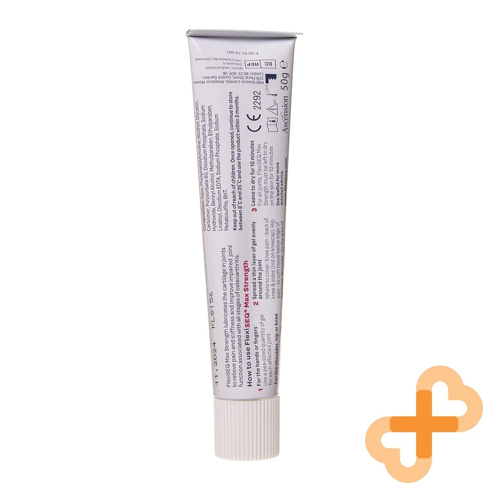 FLEXISEQ Osteoarthritis Max Strength Gel 50g Joint Stiffness Pain Relief Muscle - Image 3 of 4