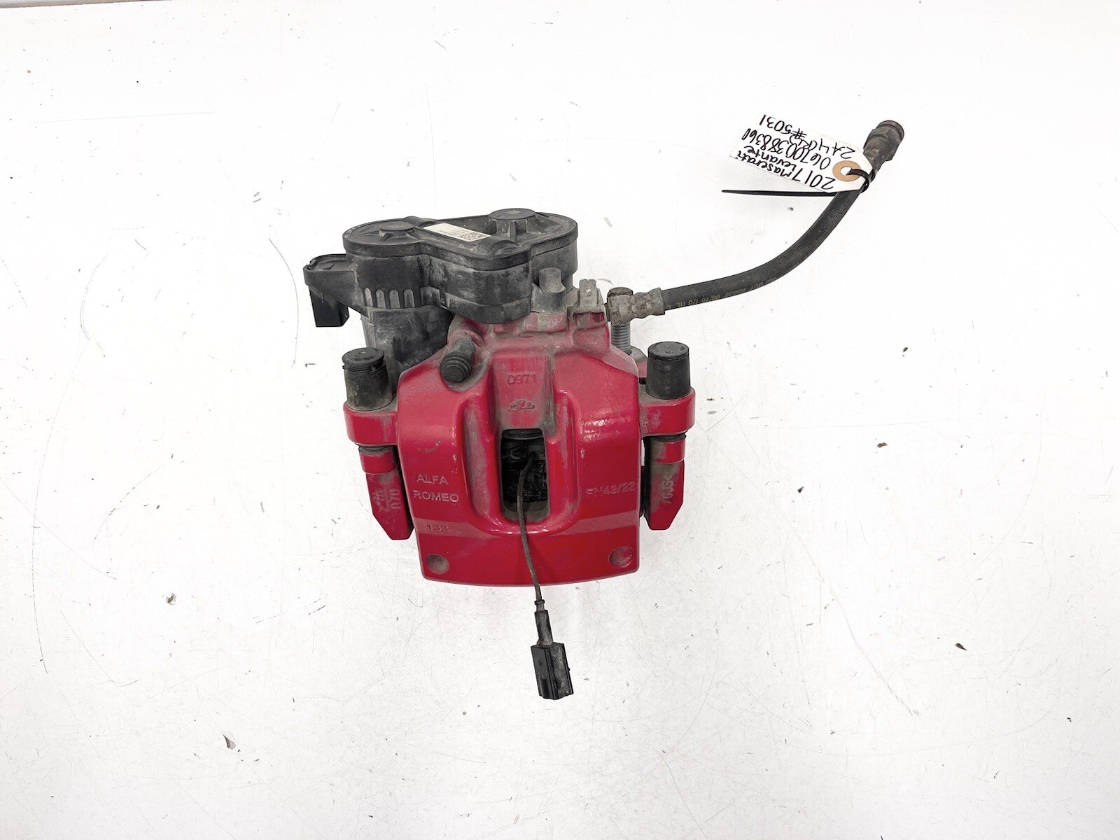 ⭐️2017-2020 MASERATI LEVANTE REAR LEFT DRIVER SIDE RED BRAKE CALIPER AWD OEM