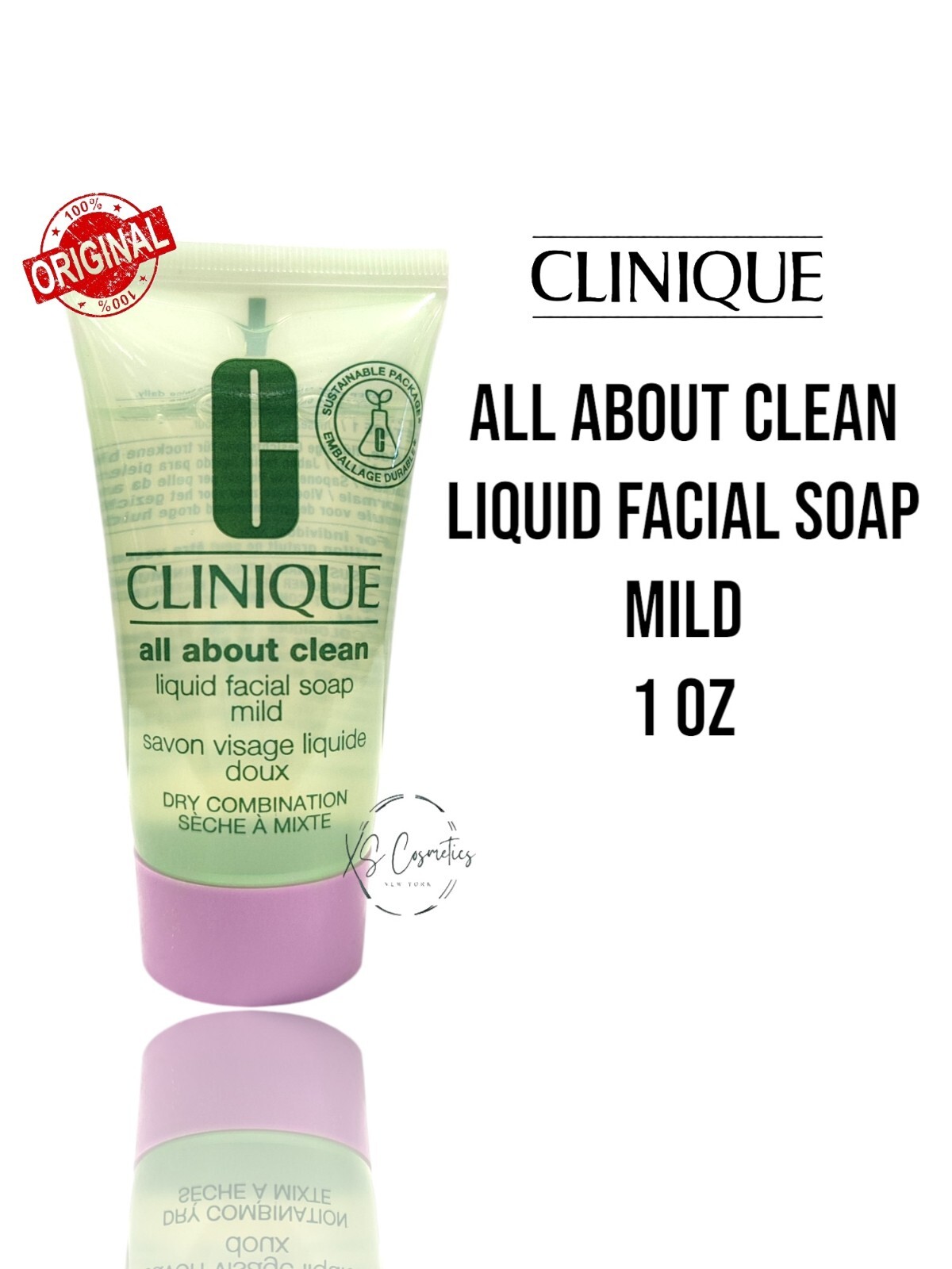 Жидкое мыло для лица CLINIQUE All About Clean МЯГКОЕ 1 жидкая унция ПАРТИЯ ИЗ 3 ШТУК 4290₽