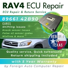 89661-42B90 RAV4 ECU Repair - Cure shifting issues - Quick Service, 5yr Warranty