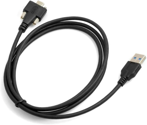 System-S USB Cable Type C (Male) To USB Type A 3.0 (Male) With Locking Screw