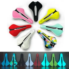 New 3D printed MTB Road bike saddle silicone luminous seat cushion hollow saddle