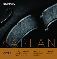 D'Addario Kaplan Viola String Set, Short Scale, Medium Tension