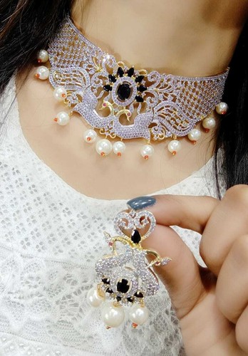 New Collar Choker Necklace Earrings 