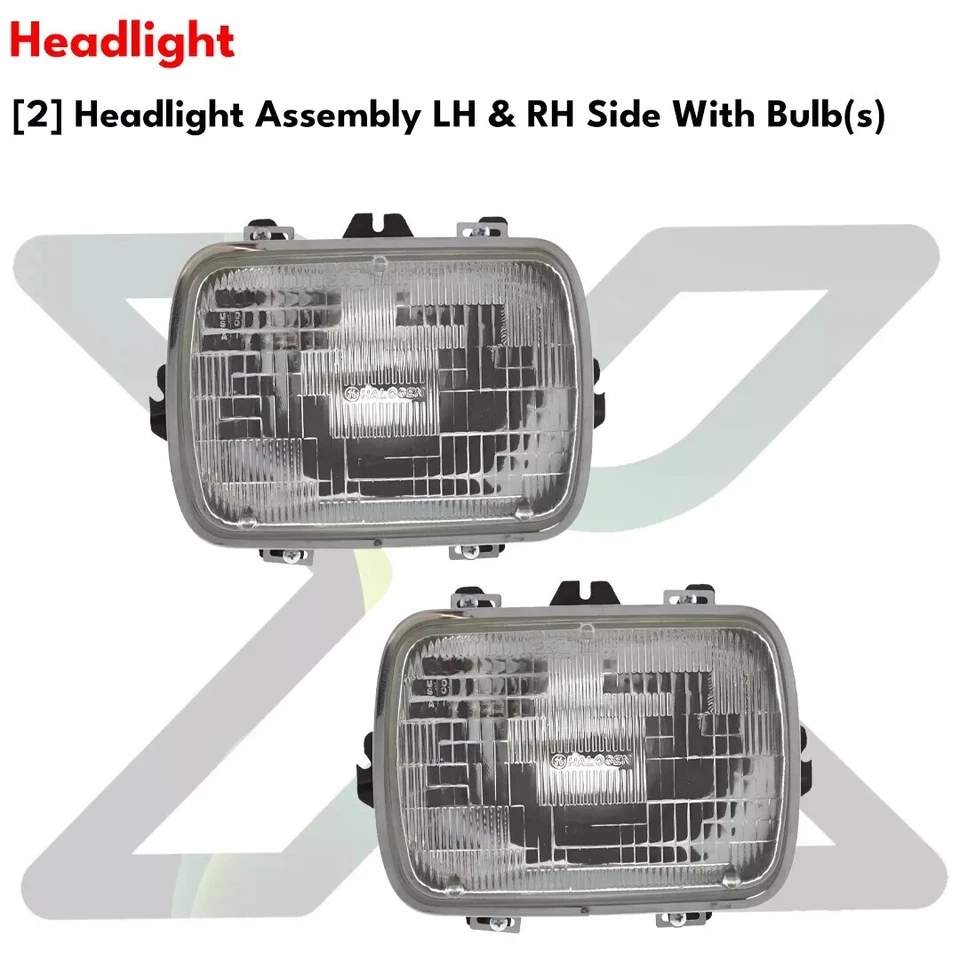 Grille Assembly & Headlight Kit For 2003-2017 Chevy Express 1500 2500 3500 4500 Foto 4 de 4