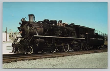 Susquehanna 142 Steam Locomotive Chinese 2-8-2 Mikado Valley RR 1647 Postcard