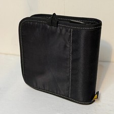Case Logic Storage Case CD DVD BluRay 24 ct Capacity Wallet Travel Black NICE