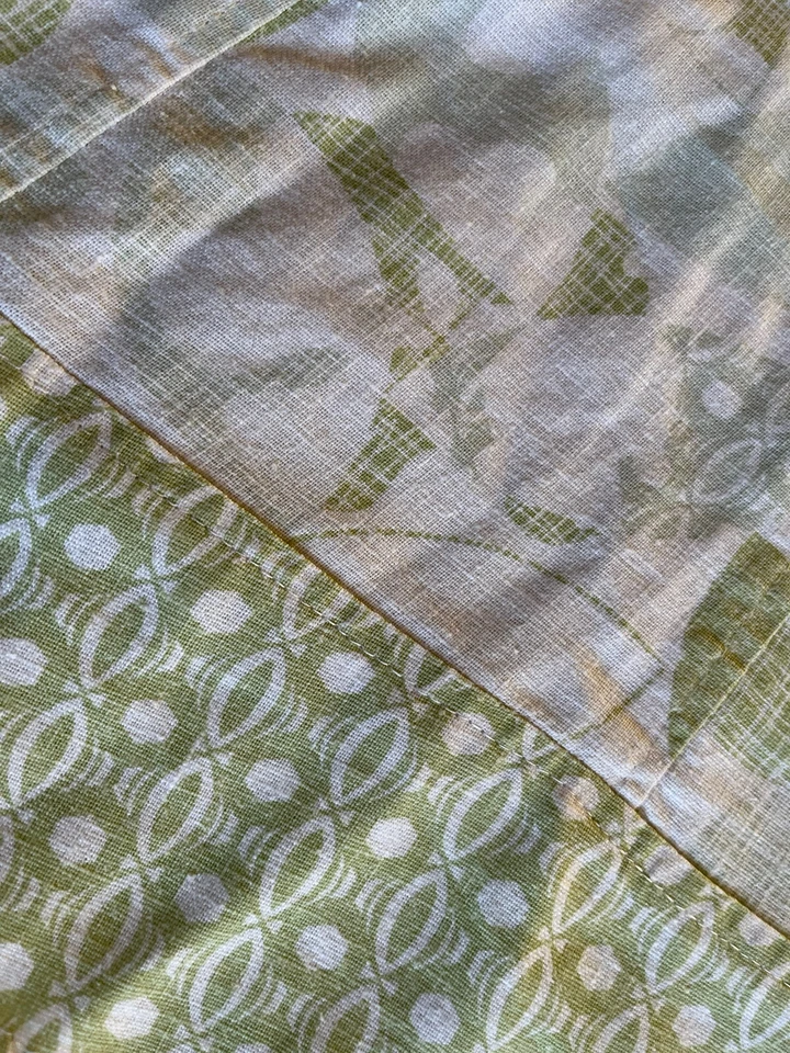 epilogue size 16 linen mix skirt line a lime Green White Summer Holiday Floaty - Image 4 of 4