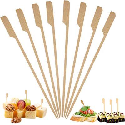 Bamboo Skewers Toothpicks for Appetizer Picks – inch(Pack of